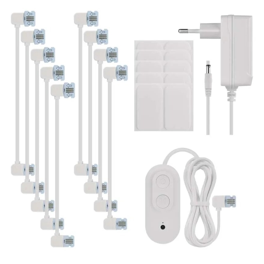 SADA 10x RGBIC Stmívatelný panel LED/1,9W/230V Wi-Fi Tuya