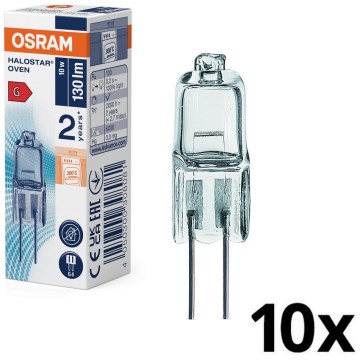 SADA 10x Žárovka do trouby HALOSTAR G4/10W/12V 2700K - Osram