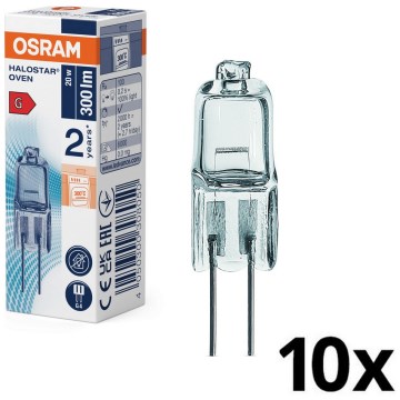 SADA 10x Žárovka do trouby HALOSTAR G4/20W/12V 2700K - Osram