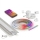 SADA 1x LED RGBW Stmívatelný pásek Philips Hue WHITE AND COLOR AMBIANCE LED/20W/230V 2 m + 2x vestavný profil 1 m stříbrná/bílá