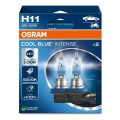 SADA 2x Autožárovka COOL BLUE H11 PGJ19-2/55W/12V 5000K - Osram