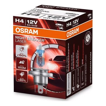 SADA 2x Autožárovka NIGHT BREAKER H4 P43t/60/55W/12V 3900K - Osram