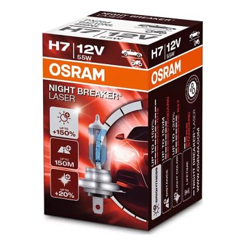 SADA 2x Autožárovka NIGHT BREAKER H7 PX26d/55W/12V - Osram