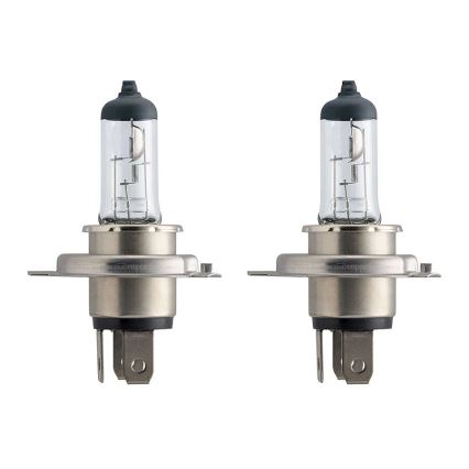 SADA 2x Autožárovka Philips VISION 12342PRC2 H4 P43t-38/60W/55W/12V