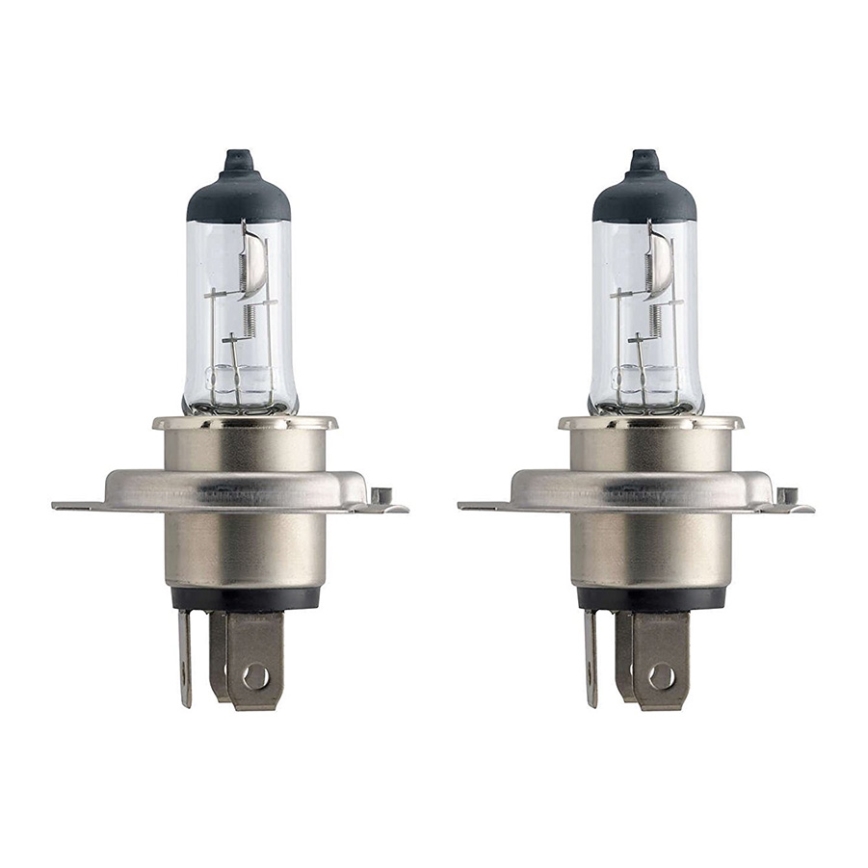 SADA 2x Autožárovka Philips VISION 12342PRC2 H4 P43t-38/60W/55W/12V