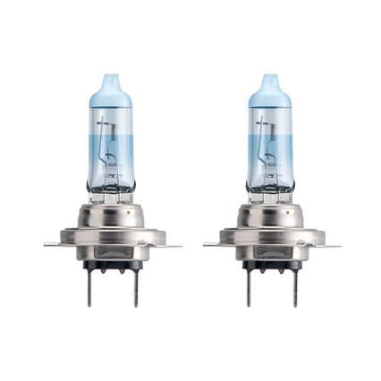 SADA 2x Autožárovka Philips WHITEVISION 12972WHVSM H7 PX26d/55W/12V 3700K + 2 poziční žárovky