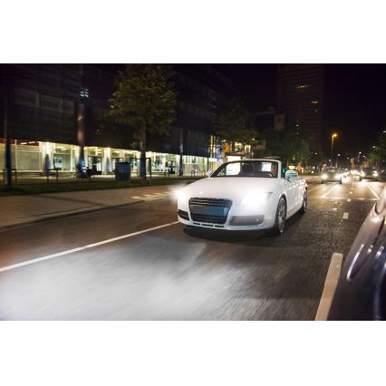 SADA 2x Autožárovka Philips WHITEVISION 12972WHVSM H7 PX26d/55W/12V + 2 poziční žárovky