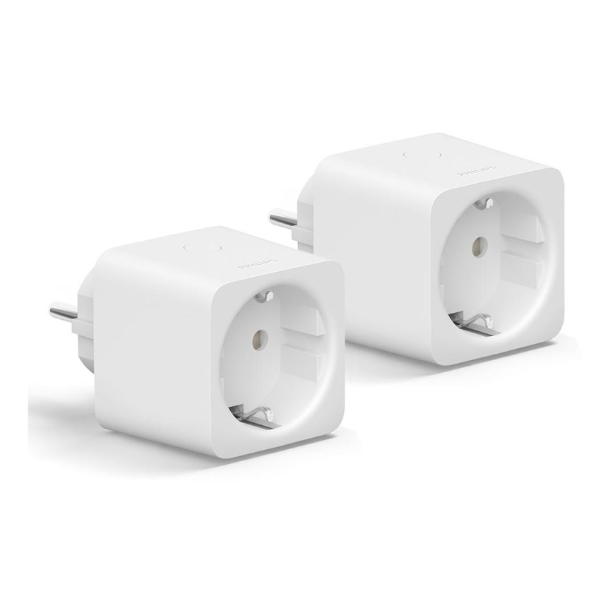 SADA 2x Chytrá zásuvka Philips Hue Smart plug EU SCHUKO