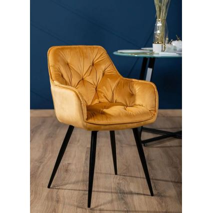 SADA 2x Jídelní židle HANA oranžová