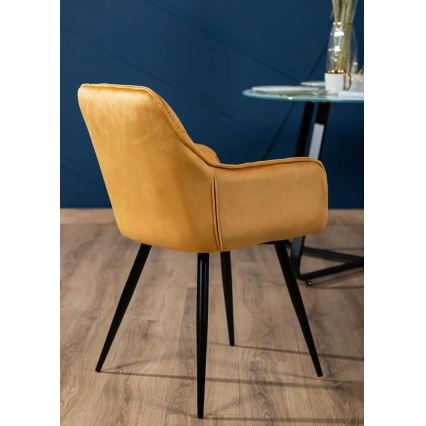 SADA 2x Jídelní židle HANA oranžová