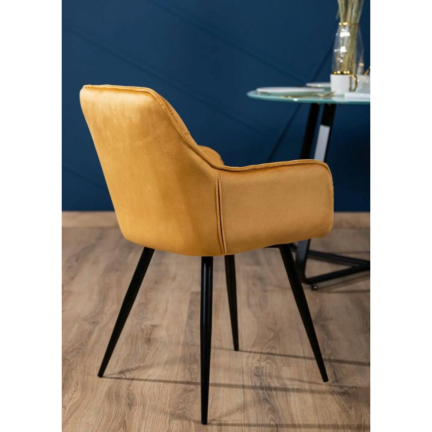 SADA 2x Jídelní židle HANA oranžová