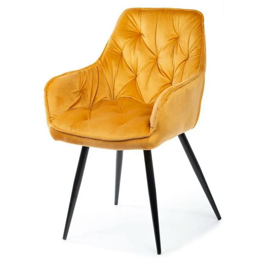 SADA 2x Jídelní židle HANA oranžová