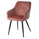 SADA 2x Jídelní židle RICO růžová