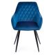 SADA 2x Jídelní židle SAMETTI modrá
