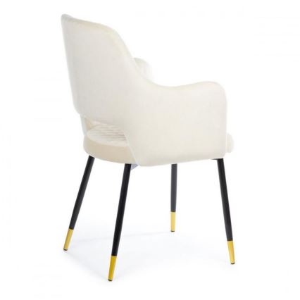 SADA 2x Jídelní židle SENKO krémová