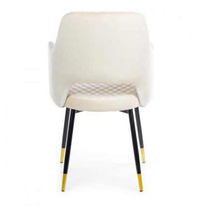 SADA 2x Jídelní židle SENKO krémová