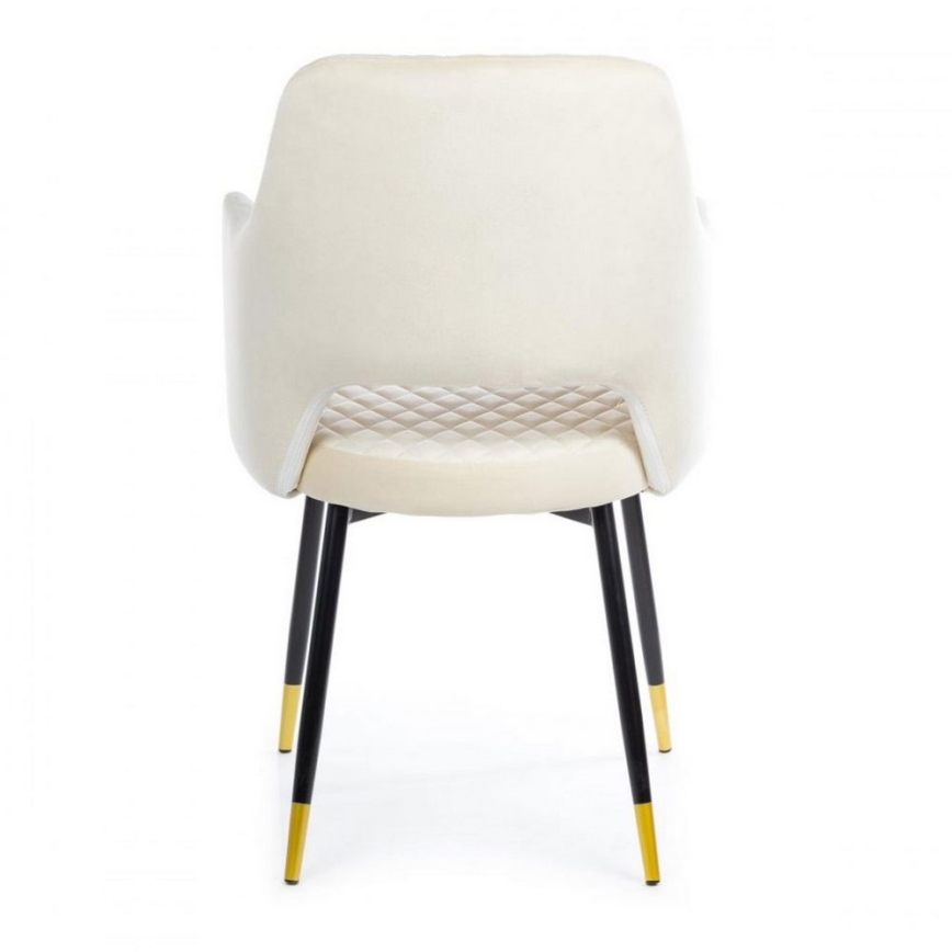 SADA 2x Jídelní židle SENKO krémová