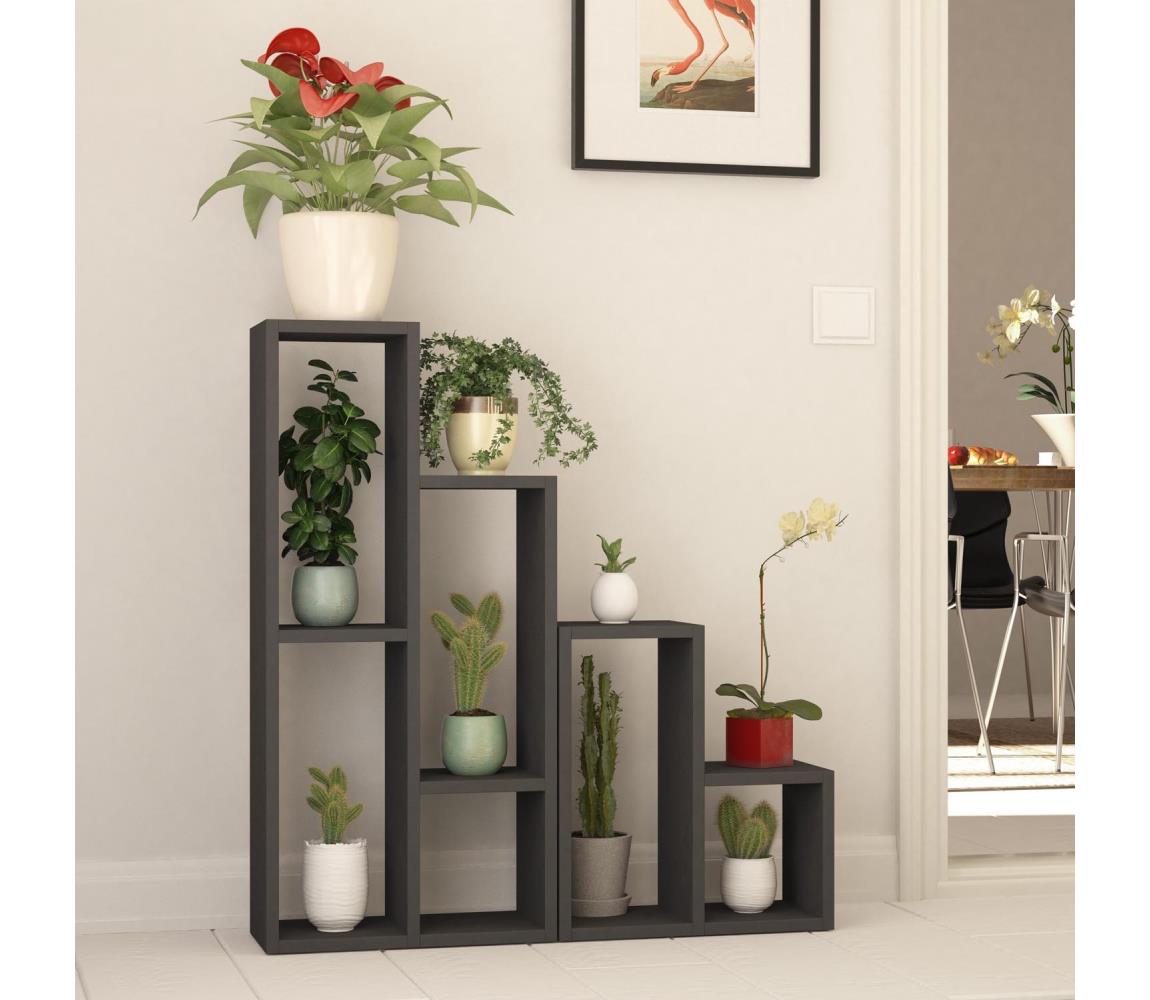 Asir SADA 2x Knihovna SULE antracit AS0830