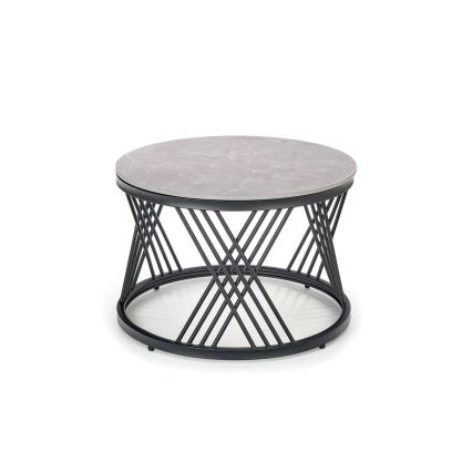 SADA 2x Konferenční stolek ELEGRA 60/40 cm šedá