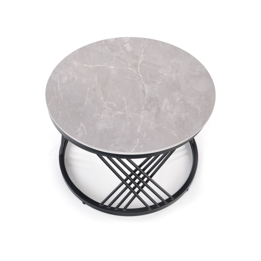 Sada 2x Konferenční stolek ELEGRA šedá