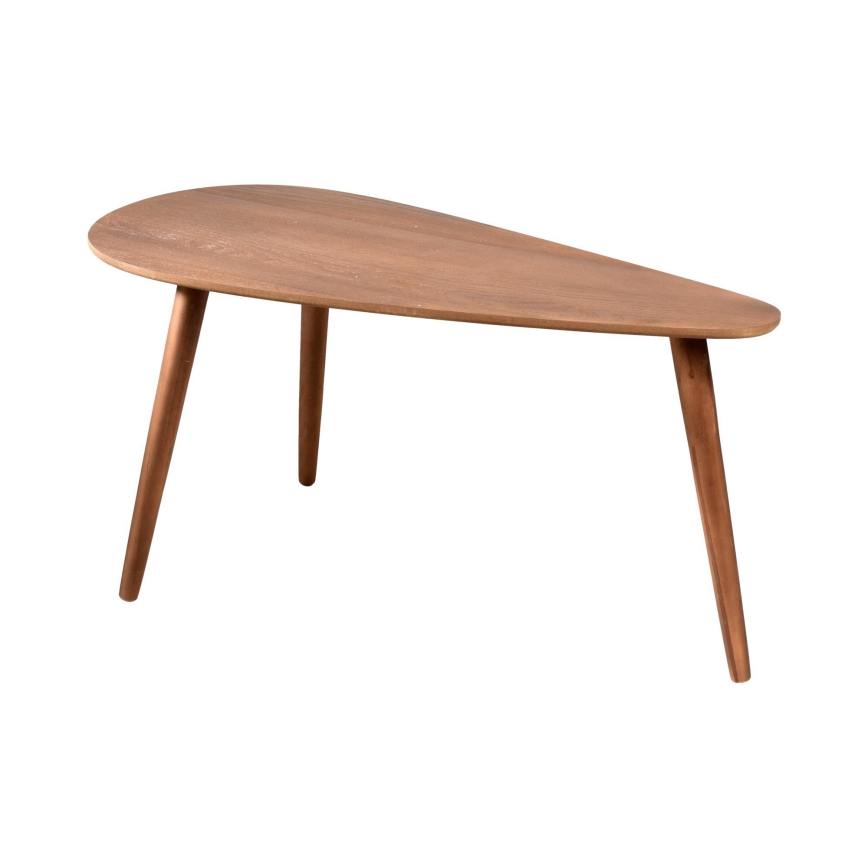SADA 2x Konferenční stolek SOLE 60/80x30/40 cm ořech