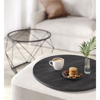 SADA 2x Konferenční stolek TALIA černá