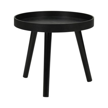 SADA 2x Konferenční stolek VERDE pr. 60/38 cm černá