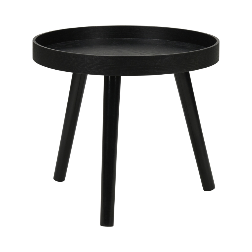 SADA 2x Konferenční stolek VERDE pr. 60/38 cm černá