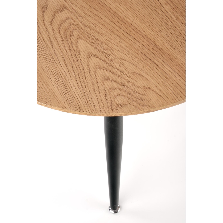 SADA 2x Konferenční stolek ZENYA 60/40 cm dub/černá