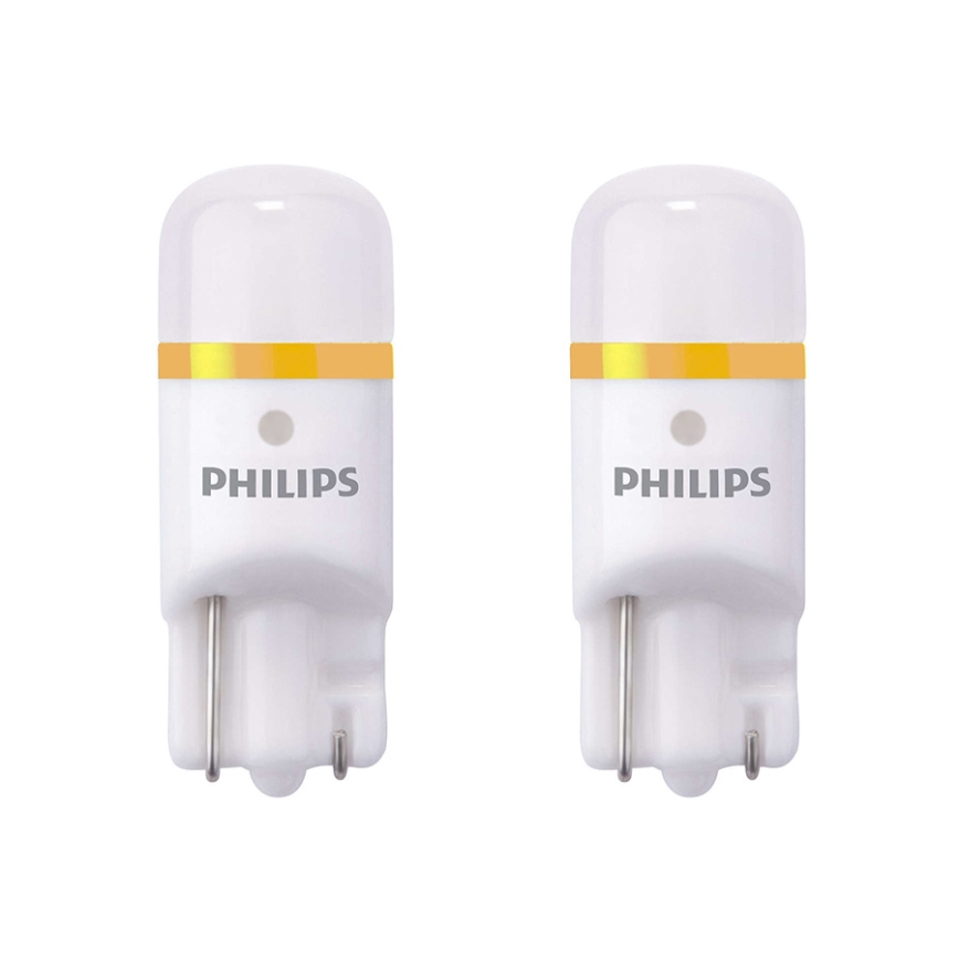 SADA 2x LED Autožárovka Philips X-TREMEULTION 127994000KX2 T10 W2,1x9,5d/0,8W/12V