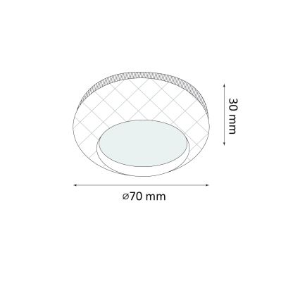 SADA 2x LED Dotykové orientační svítidlo LED/4,5V/3xAAA