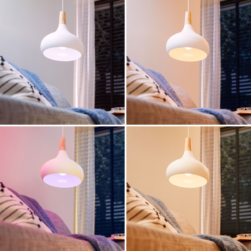 SADA 2x LED RGB Stmívatelná žárovka Philips SMART A60 E27/12,5W/230V 2200-6500K
