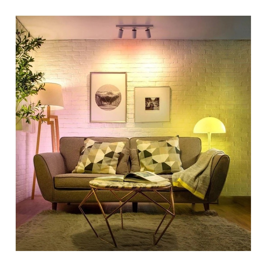 SADA 2x LED RGBW Stmívatelná žárovka GU10/6,5W/230V 2200-6500K Wi-Fi + DO - WiZ