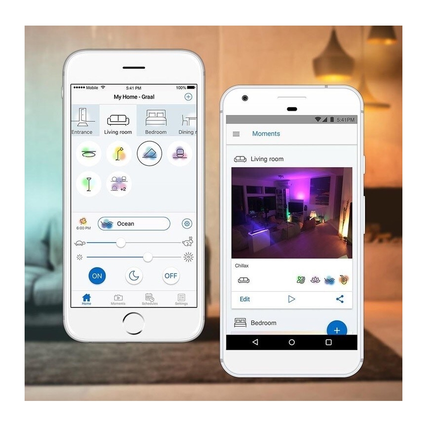 SADA 2x LED RGBW Stmívatelná žárovka GU10/6,5W/230V 2200-6500K Wi-Fi + DO - WiZ