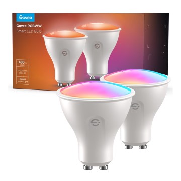 SADA 2x LED RGBWW Stmívatelná žárovka MATTER GU10/4,8W/230V 2700-6500K Wi-Fi - Govee