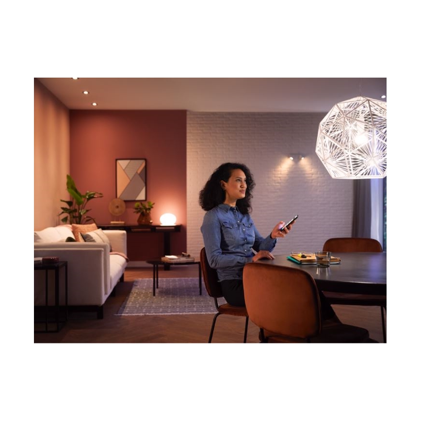 SADA 2x LED Stmívatelná žárovka Philips Hue WHITE AMBIANCE E27/6W/230V 1000-20000K