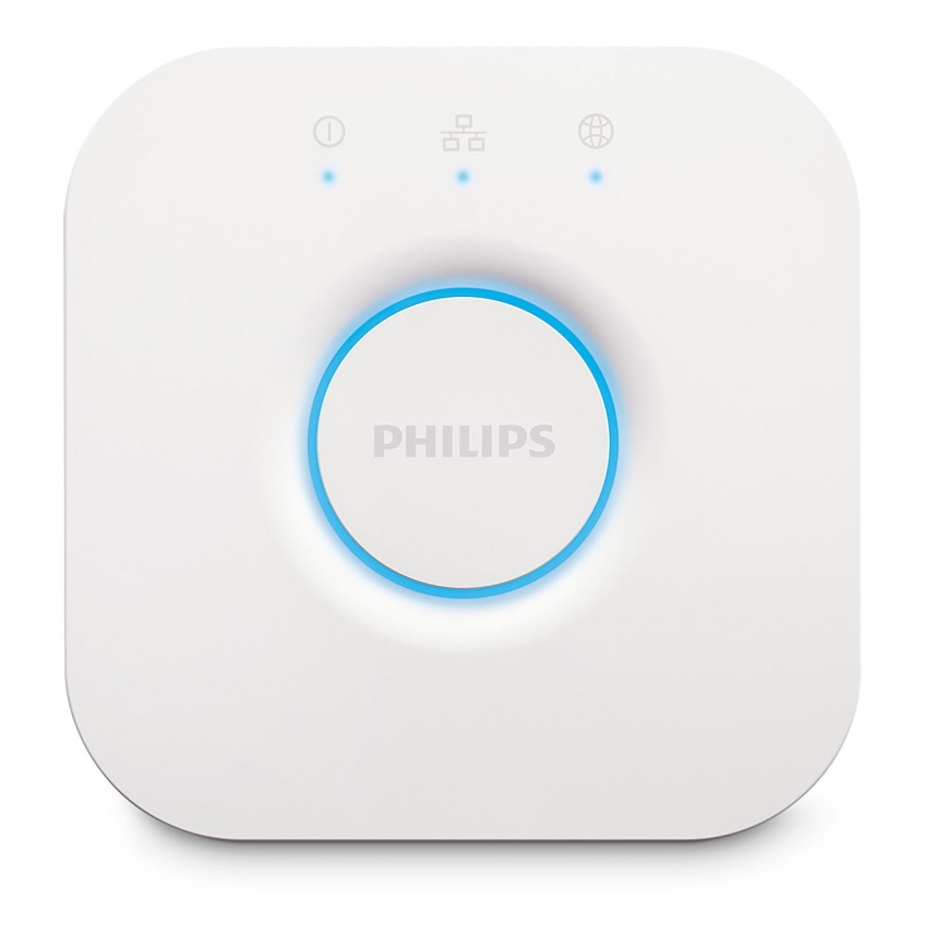SADA 2x LED Stmívatelná žárovka Philips Hue WHITE AMBIANCE GU10/4,2W/230V 2200-6500K + Hue bridge