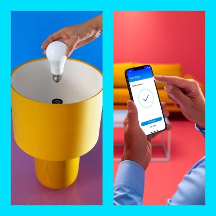 SADA 2x LED Stmívatelná žárovka A60 E27/8W/230V 2700-6500K CRI 90 Wi-Fi - WiZ