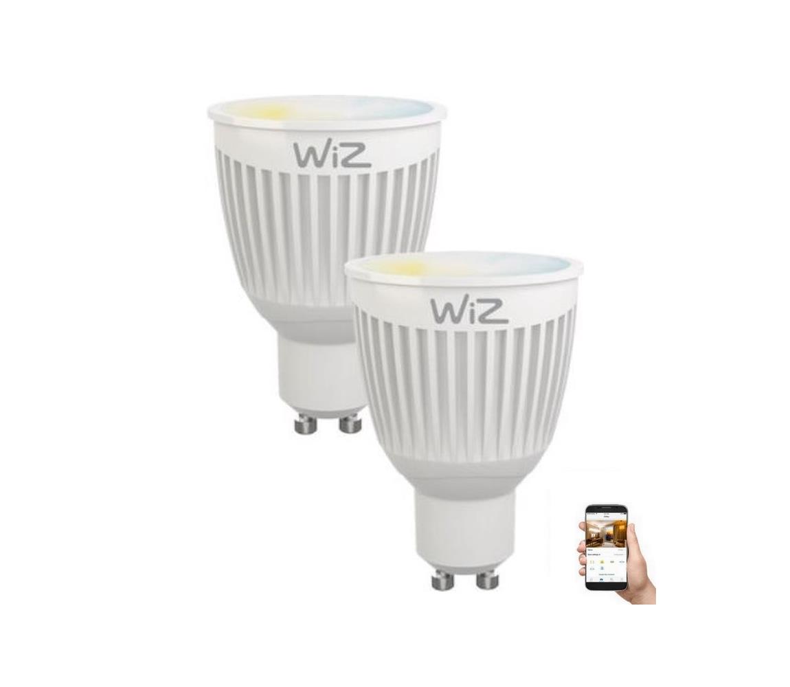 WiZ SADA 2x LED Stmívatelná žárovka GU10/6,5W/230V 2700-6500K Wi-Fi - WiZ WI0094