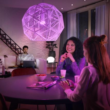 SADA 2x LED Stmívatelná žárovka Philips Hue White And Color Ambiance A60 E27/6,5W/230V 2000-6500K