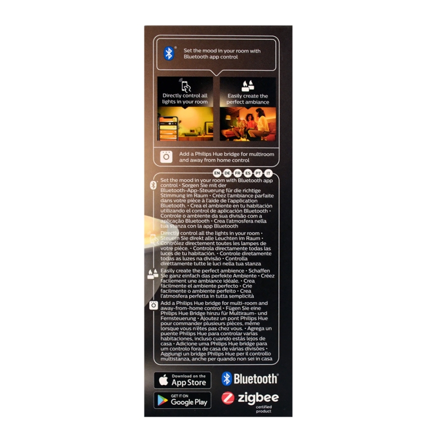SADA 2x LED Stmívatelná žárovka Philips Hue WHITE AMBIANCE GU10/5W/230V 2200-6500K
