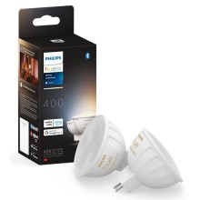 SADA 2x LED Stmívatelná žárovka Philips Hue White Ambiance GU5,3/MR16/5,1W/12V 2200-6500K