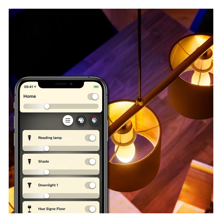 SADA 2x LED Stmívatelná žárovka Philips Hue WHITE E14/5,5W/230V 2700K