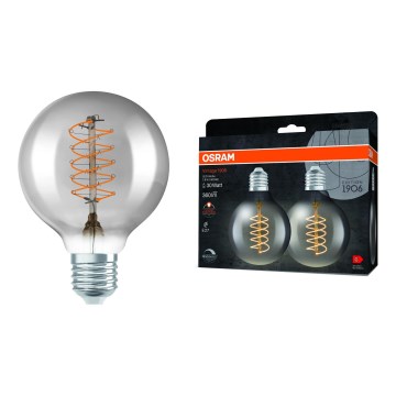 SADA 2x LED Stmívatelná žárovka VINTAGE FILAMENT E27/7,8W/230V 1800K - Osram