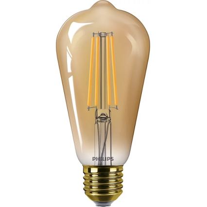 SADA 2x LED Stmívatelná žárovka VINTAGE Philips ST64 E27/4,2W/230V 2200K
