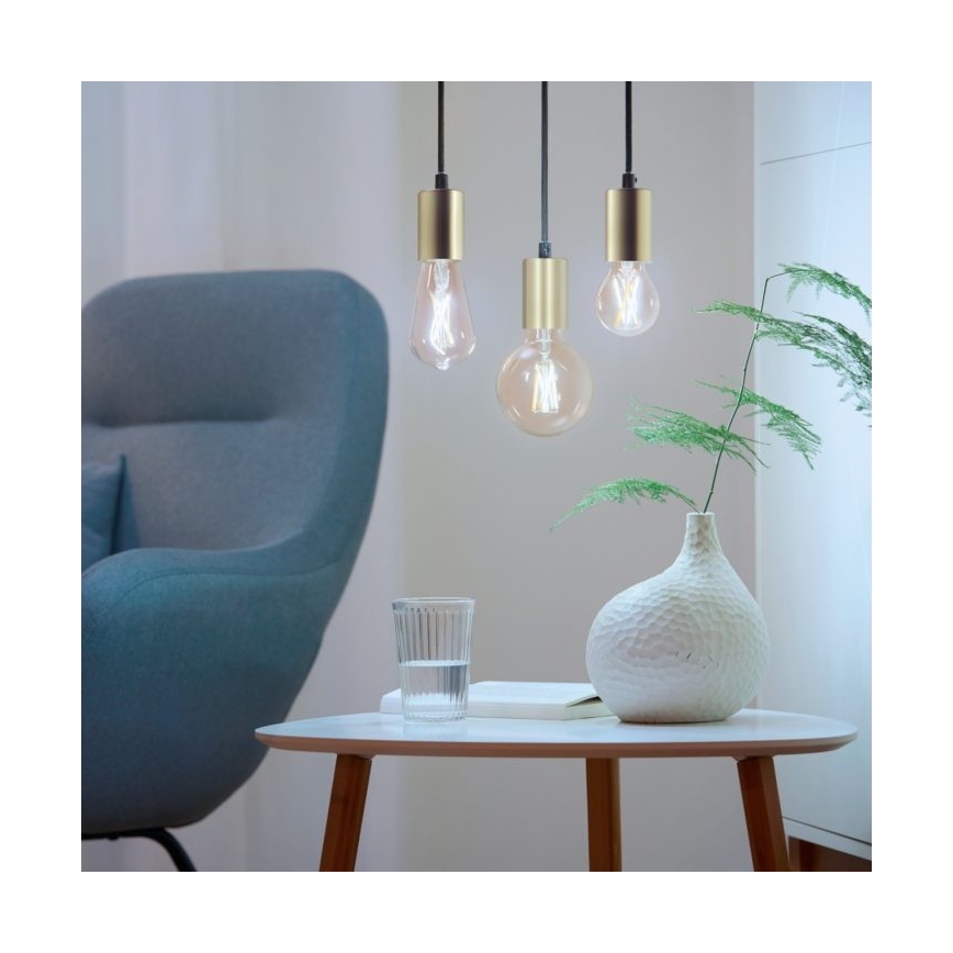 SADA 2x LED Stmívatelná žárovka VINTAGE FILAMENT ST64 E27/6,7W/230V 2000-5000K Wi-Fi - WiZ
