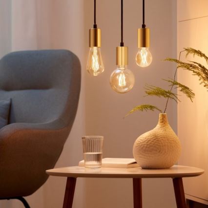 SADA 2x LED Stmívatelná žárovka VINTAGE FILAMENT ST64 E27/6,7W/230V 2000-5000K Wi-Fi - WiZ