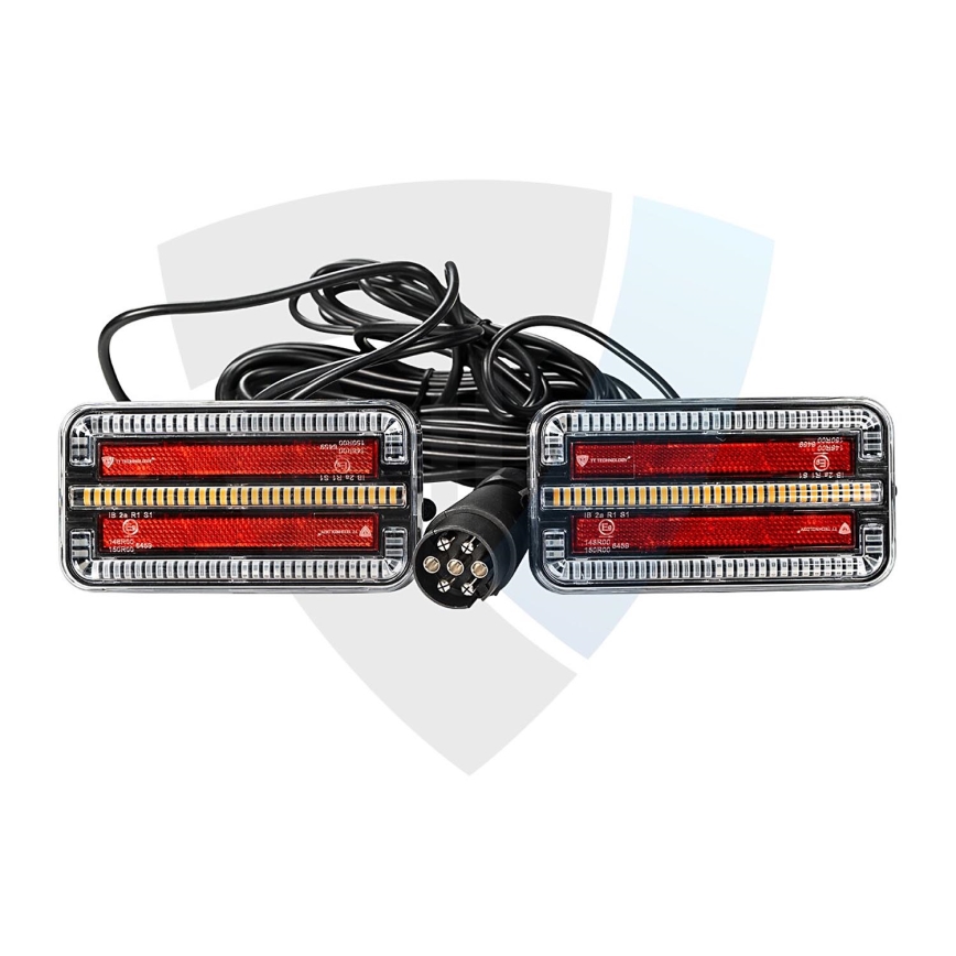 SADA 2x LED Světlo na přívěsný vozík s dynamickým blinkrem LED/12-24V IP65