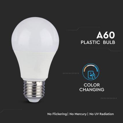 SADA 2x LED Žárovka A60 E27/9W/230V 3000/4000/6400K