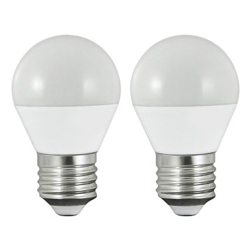 SADA 2x LED Žárovka G45 E27/3,2W/230V 3000K